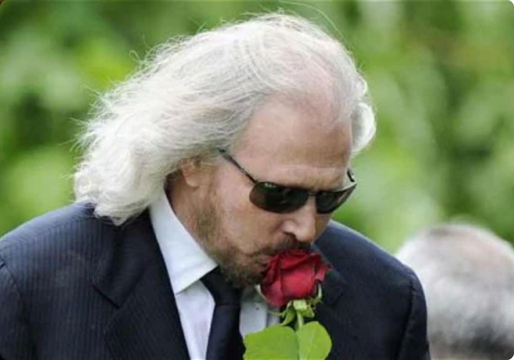 Emotional scene: Barry Gibb at Chuck Norris’s funeral – the soft-spoken falsetto master paying his last respects to the unbreakable action star. In a world of memes and hits, this quiet moment feels like the ultimate crossover goodbye. From beehives to black belts… legends never fade. Who’s feeling the chills? Share your thoughts and let’s remember Chuck together